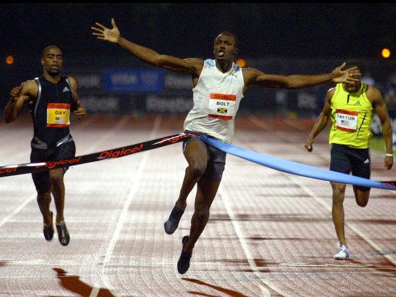 Usain Bolt broke the 100m World Record earlier this year