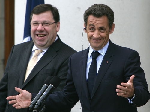 Cowen &amp; Sarkozy - Dublin news conference