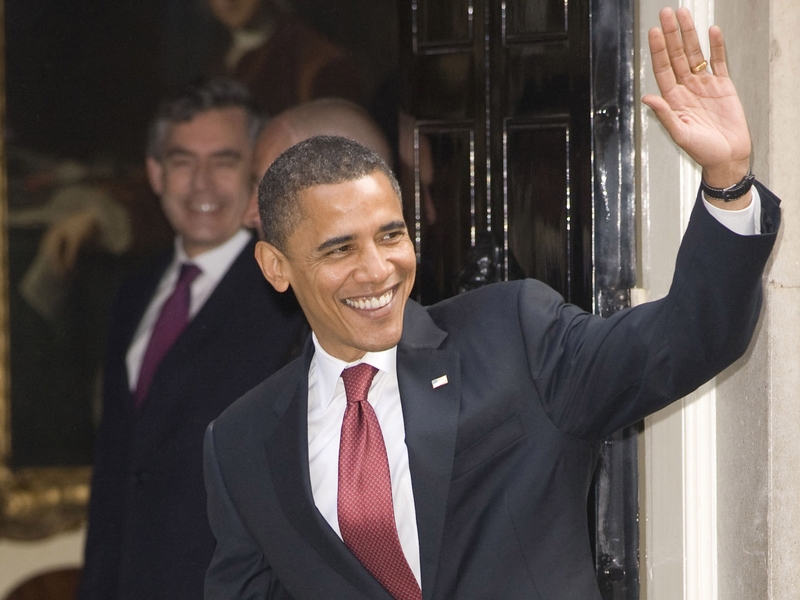 Barack Obama - Heckled at during town hall meeting