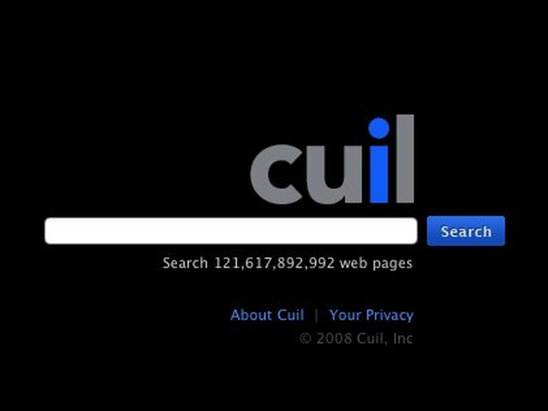 Cuil.com - Includes more pages than Google, company claims