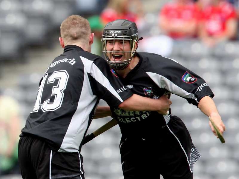 Sligo duo Joe Bannerton and Larry Cadden celebrate