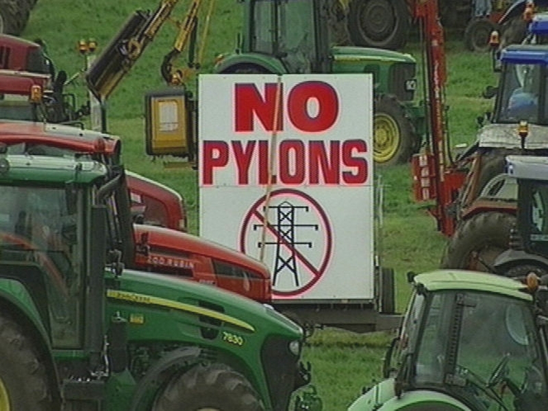 Meath - Demonstration against pylons