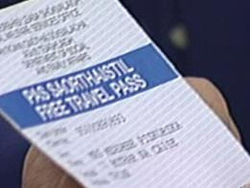 Free Travel Pass - 600,000 people avail of the service