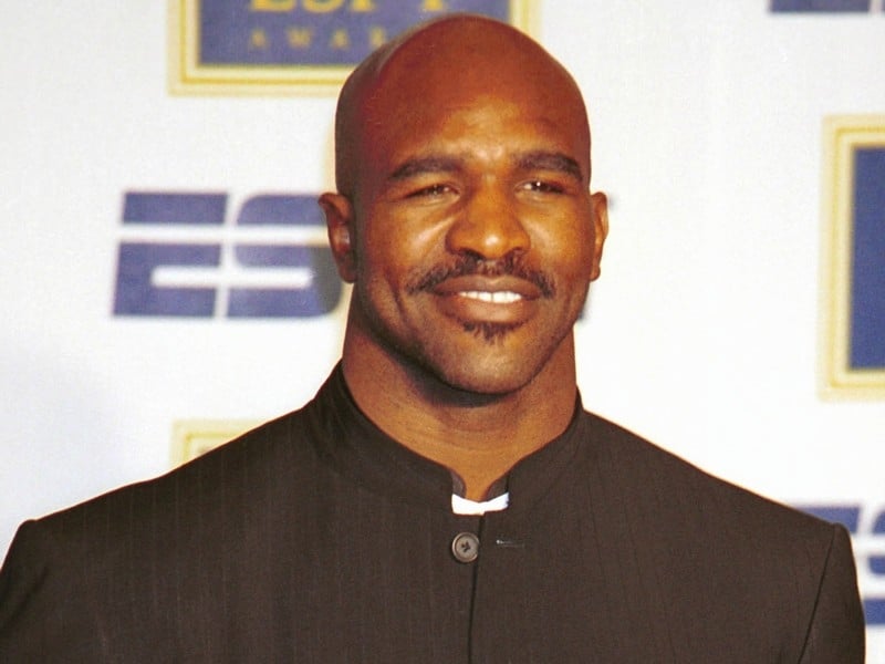 Evander Holyfield was an Olympic bronze medallist at the 1984 Los Angeles Games