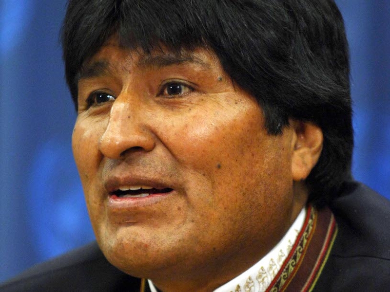 Evo Morales - Won a second term by a landslide