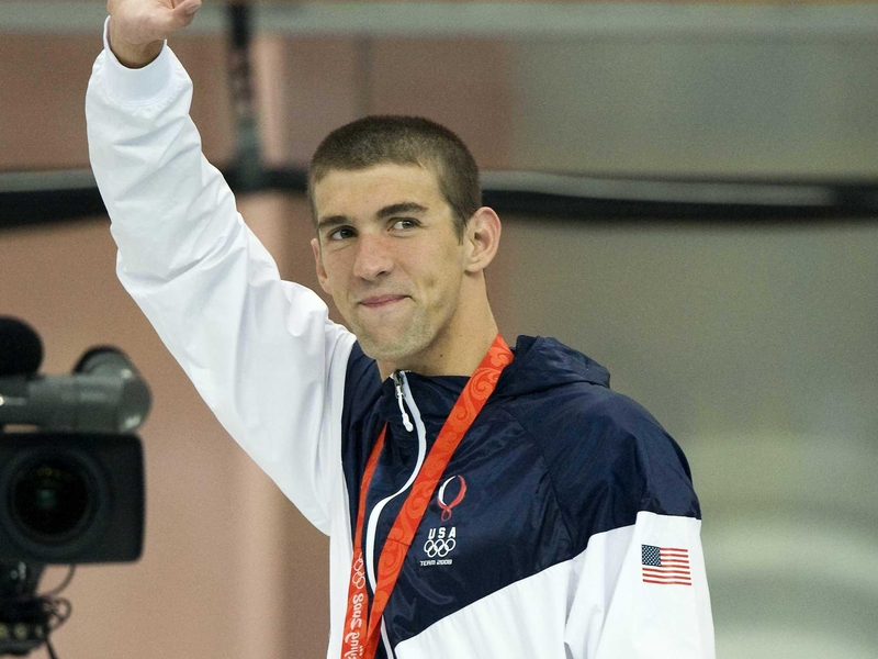 Michael Phelps won the 200 free and the 100 butterfly in North Carolina