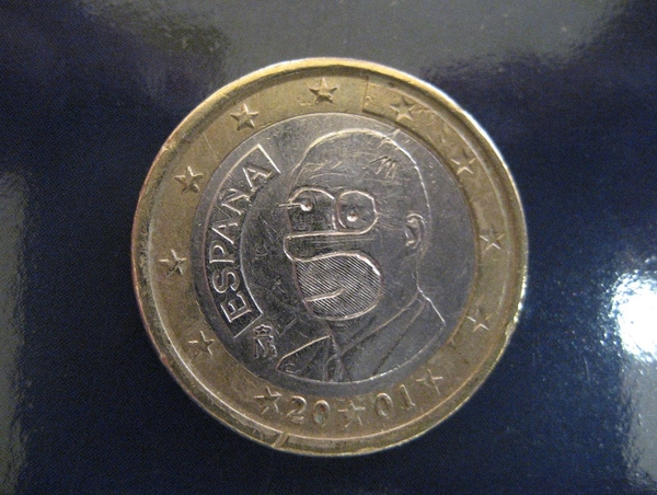 Homer Simpson Euro - Found in Spain - (Photo: Miguel Artime)