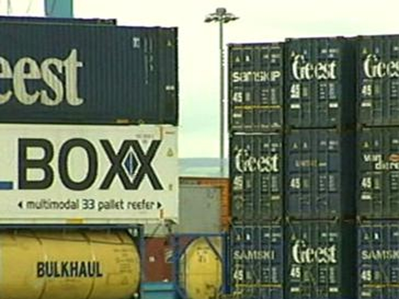 Dublin Port - Containerised trade down 10%