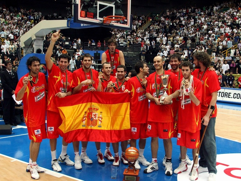 Spain won the Basketball World Championship in 2006