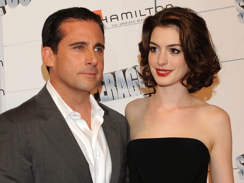 Carell &amp; Hathaway - Star opposite each other in new movie Get Smart