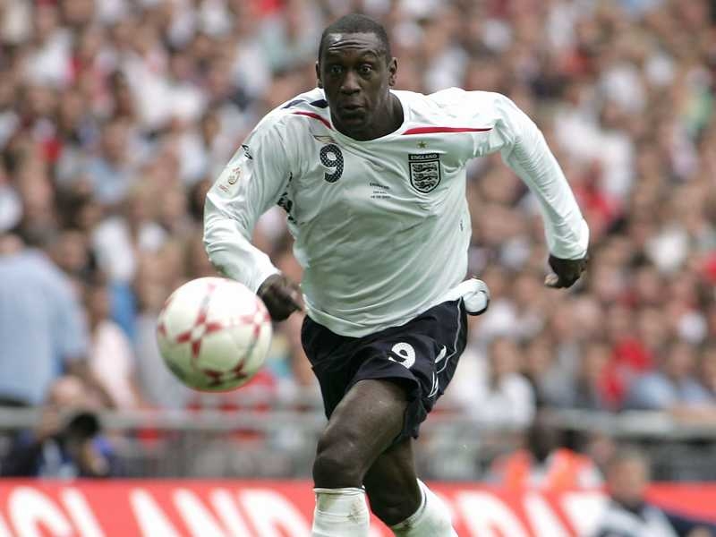 Emile Heskey was targeted by a small number of Croatia fans