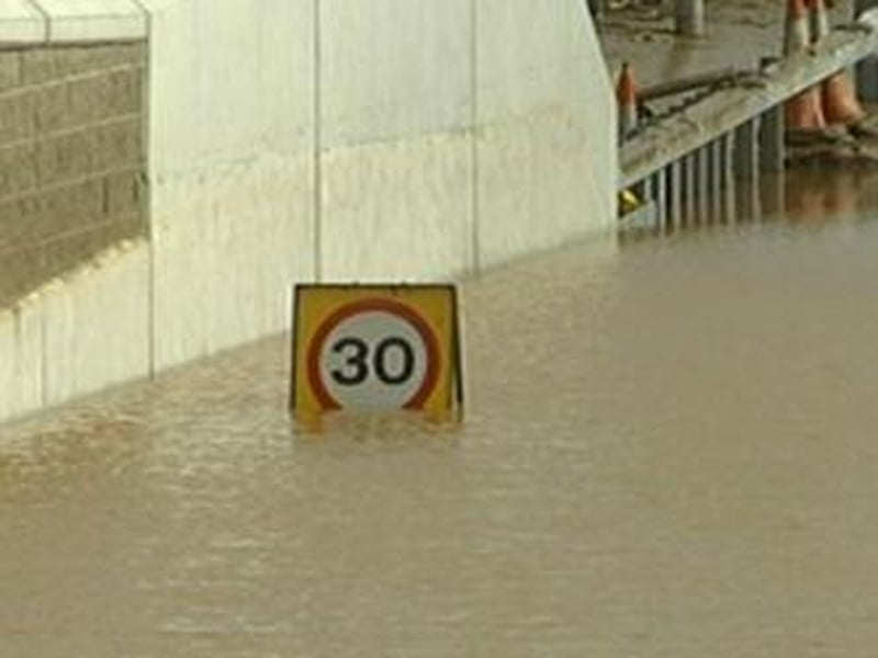 Belfast - Underpass flood probe