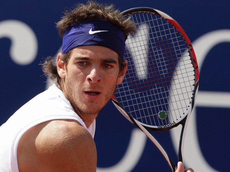 Juan Martin Del Potro is the first man in ATP Tour history to win his first four finals