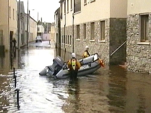 Carlow - Some streets remain closed