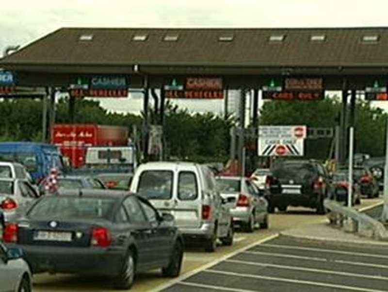 West-Link - Toll plaza not in use from midnight