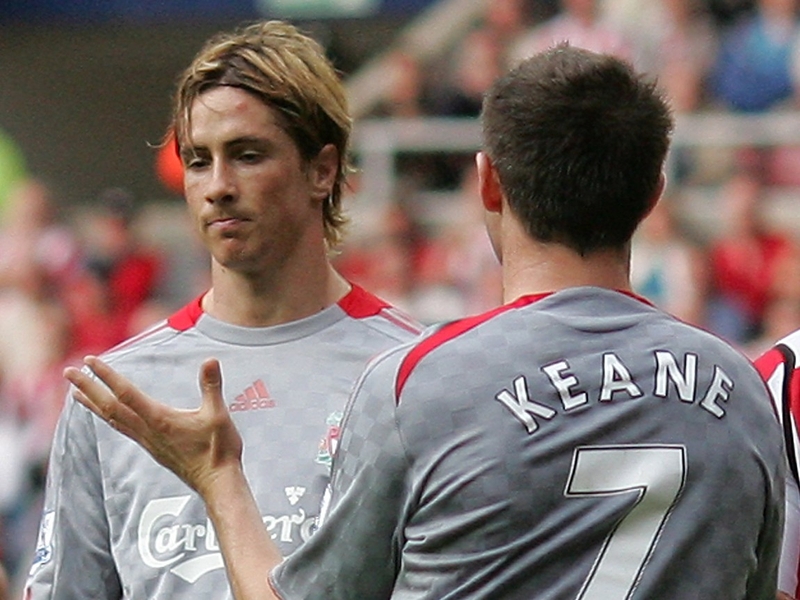 Fernando Torres and Robbie Keane combined to good effect at Goodison Park