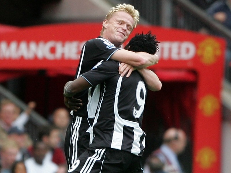 Damien Duff netted Newcastle's equaliser