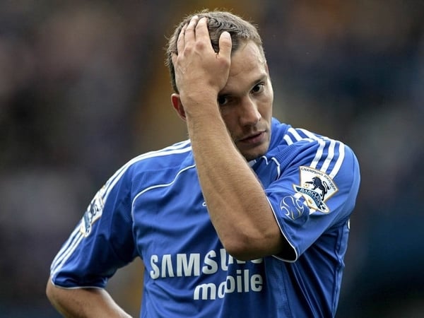 Andriy Shevchenko failed to impress during his first stint at Chelsea