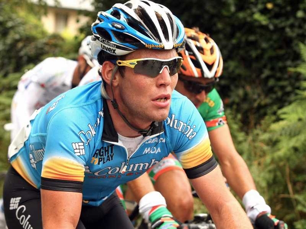 Manx rider Mark Cavendish leads the Tour of Ireland