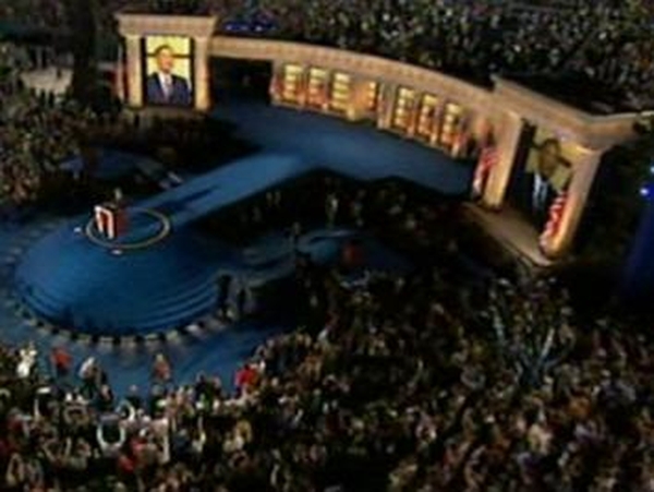 Denver - 75,000 cheered on Barack Obama during his convention speech