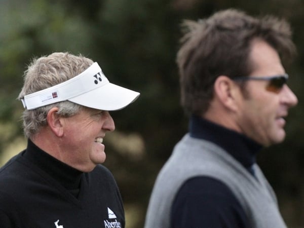 Colin Montgomerie and Nick Faldo