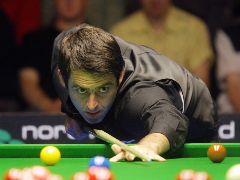 Ronnie O'Sullivan was pushed all the way by Barry Hawkins