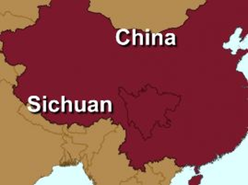 China - Earthquake hits Sichuan province