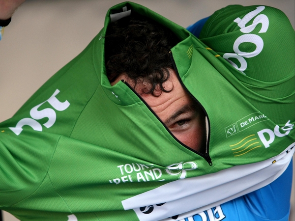 Mark Cavendish is back in green following Wednesday's stage win
