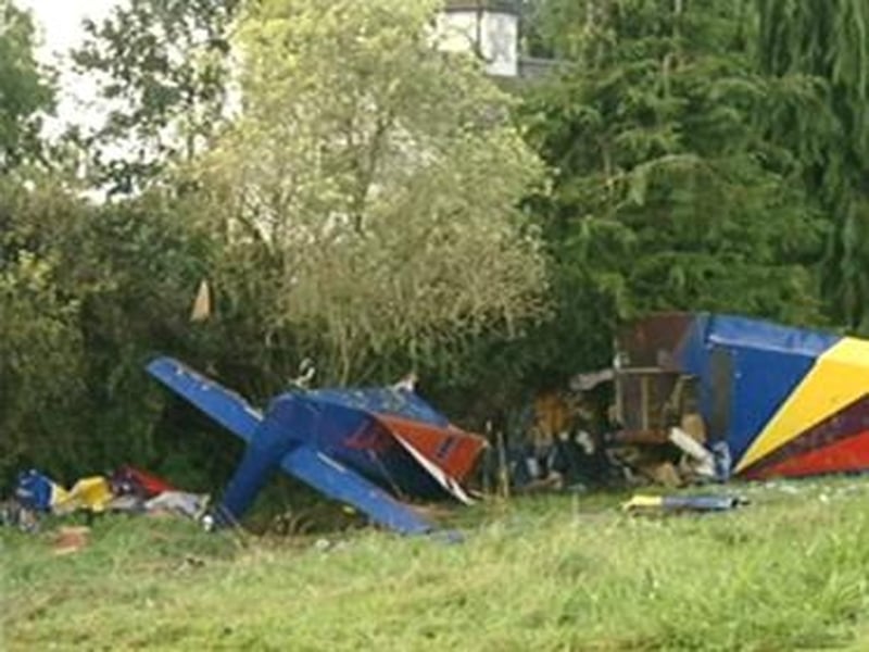 Colehill - Plane crashed near school