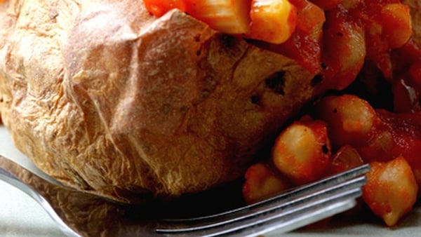 Chickpeas with Sweet Potato and Chorizo