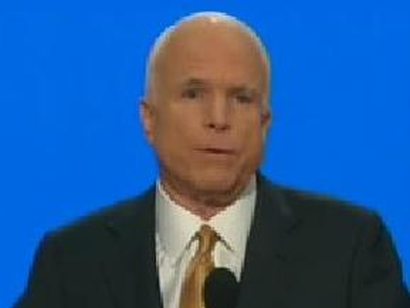 John McCain - 'Change is coming'