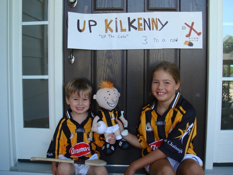 Orla &amp; Cian LaBiche in Cary, North Carolina children of former Kilkenny camogie player Martina Hughes