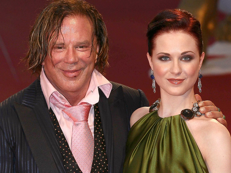 Rourke - Stars in The Wrestler with Evan Rachel Wood