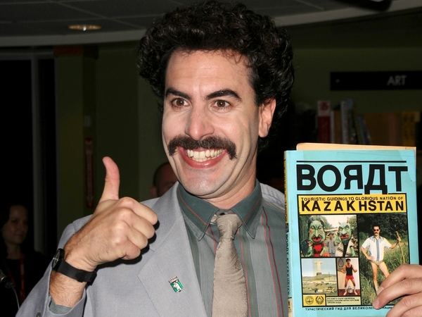 Borat - Sacha Baron Cohen in character as the award winning Borat