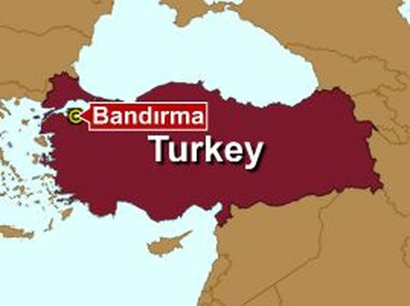 Turkey - Ferry sinks off northwest coast