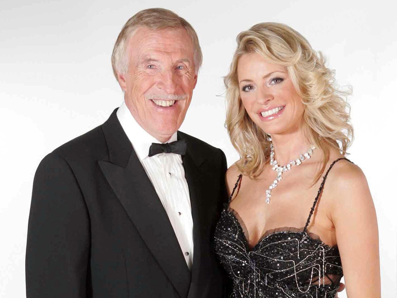 Strictly hosts Bruce and Tess.