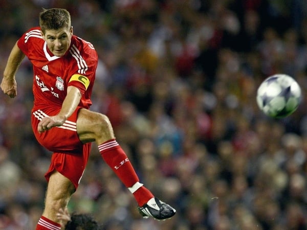 Steven Gerrard's abductor injury will keep him out fo Tuesday's big game at Anfield