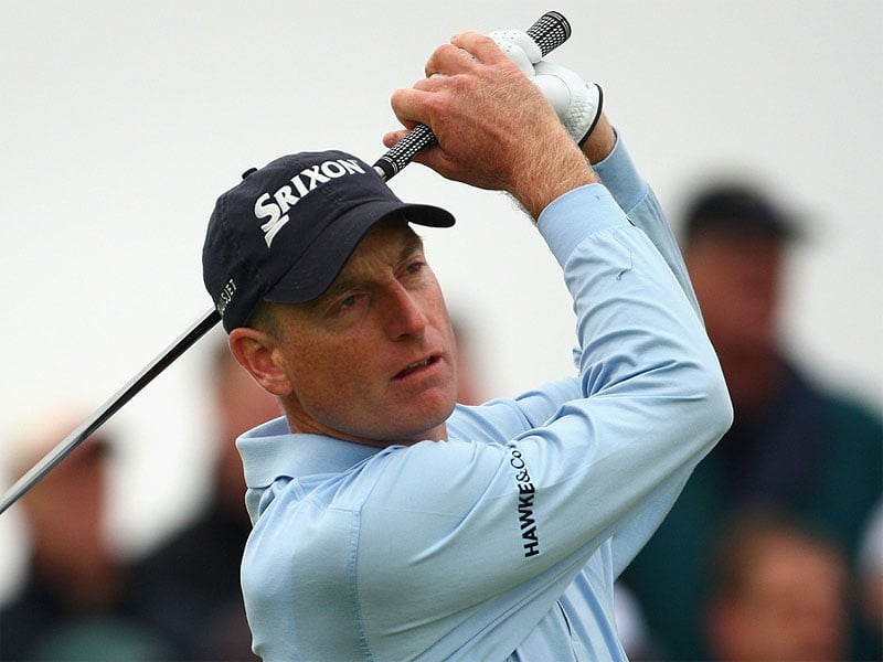 The spindly Jim Furyk continues to rely on unerring accuracy over length