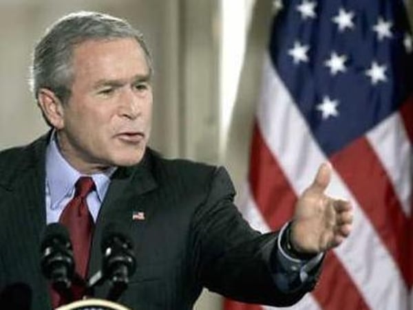 George W Bush - Economic rescue plan being worked on