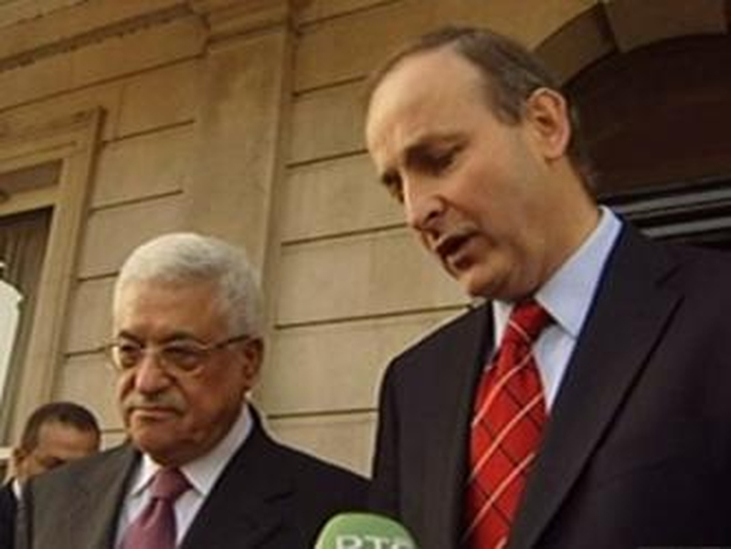 Mahmoud Abbas - and Micheál Martin - Talks in Dublin
