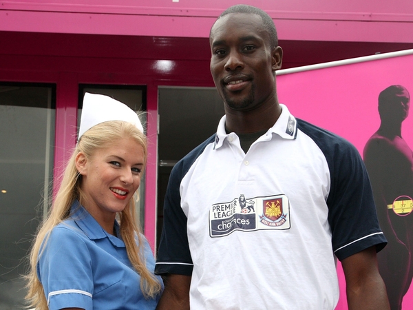 Carlton Cole, seen here during less stressful times