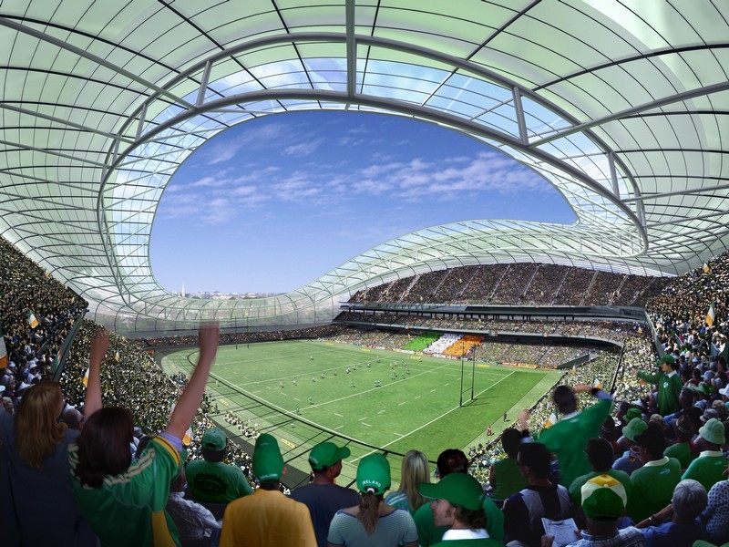 The impressive new-look Lansdowne Road