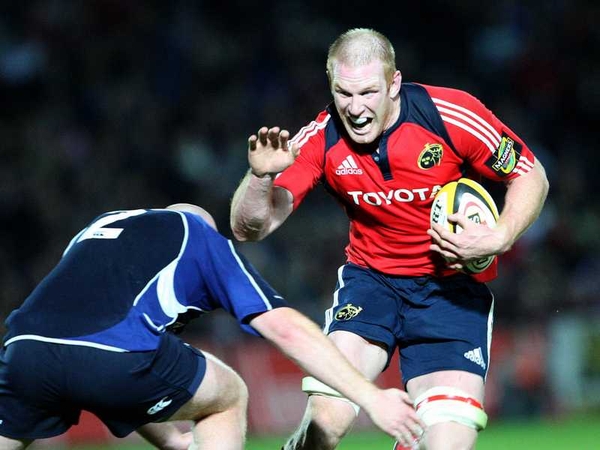 Paul O'Connell is set to miss Munster's game with the All Blacks at Thomond Park on 18 November