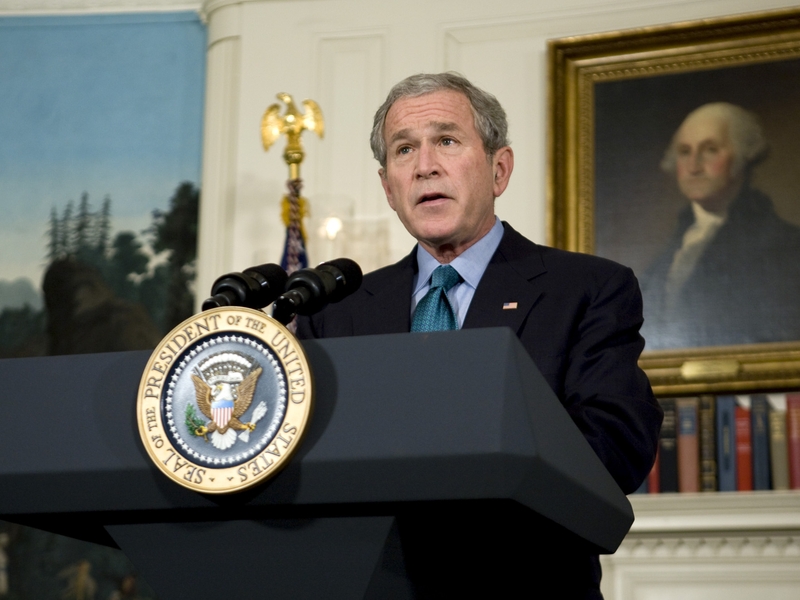 George W Bush - $13.4bn package revealed