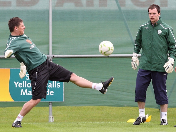 Kieren Westwood (l) and Joe Murphy will compete to be Shay Given's back-up
