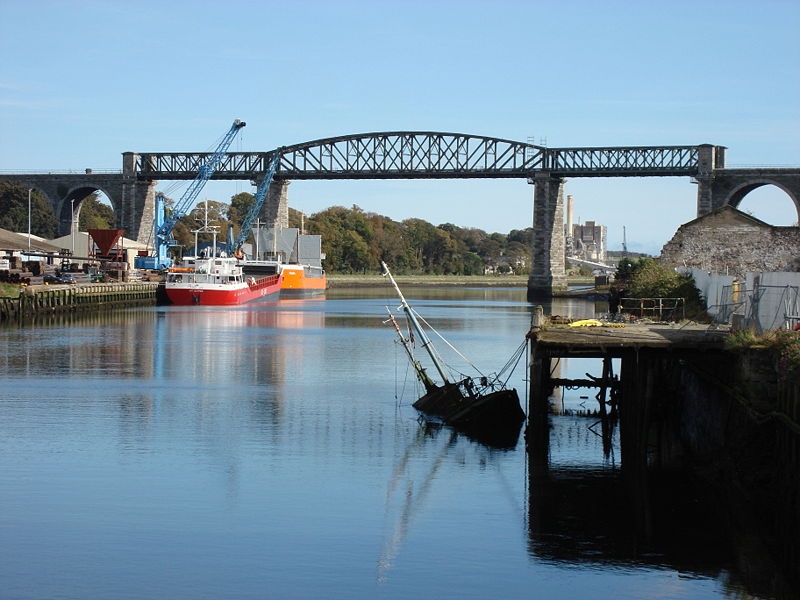 Drogheda Viaduct - The man was killed near this viaduct - Photo: Trounce
