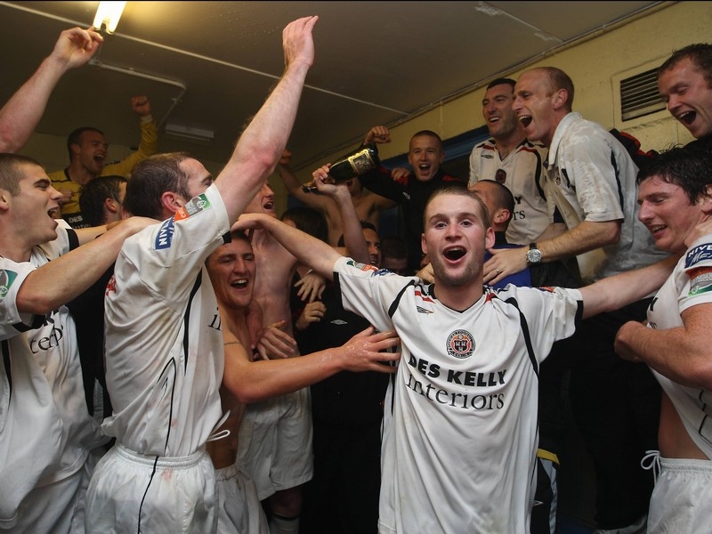 Bohemians celebrate their 10th league title
