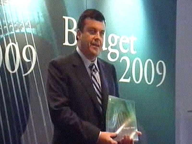 Brian Lenihan - Goodbody Stoockbrokers pessimistic about Budget outlook