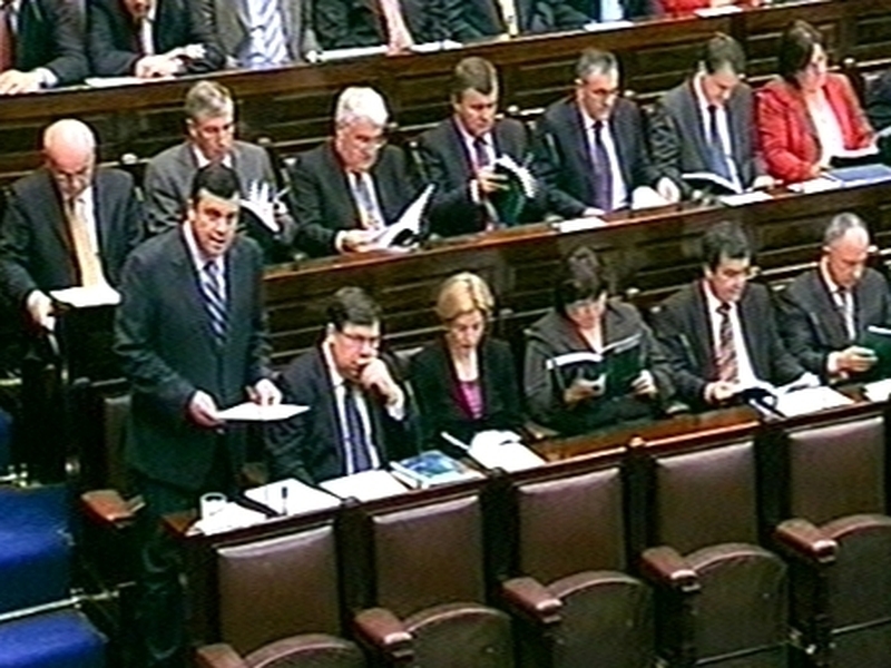 Brian Lenihan - Three-year public finances target