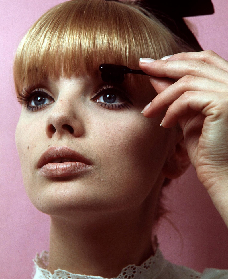 Get the doe-eyed look with lashings of mascara.